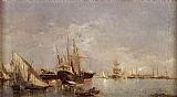 Joaquin Sorolla y Bastida Port of Valencia painting